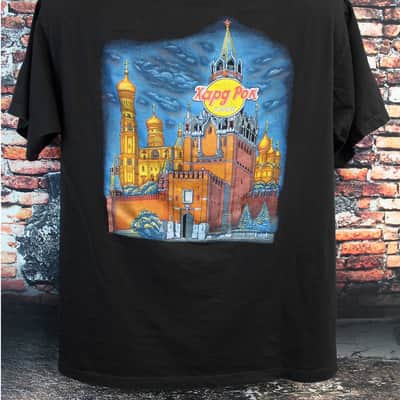 Hard Rock Cafe T-shirt Moscow, Russia Size L image 2