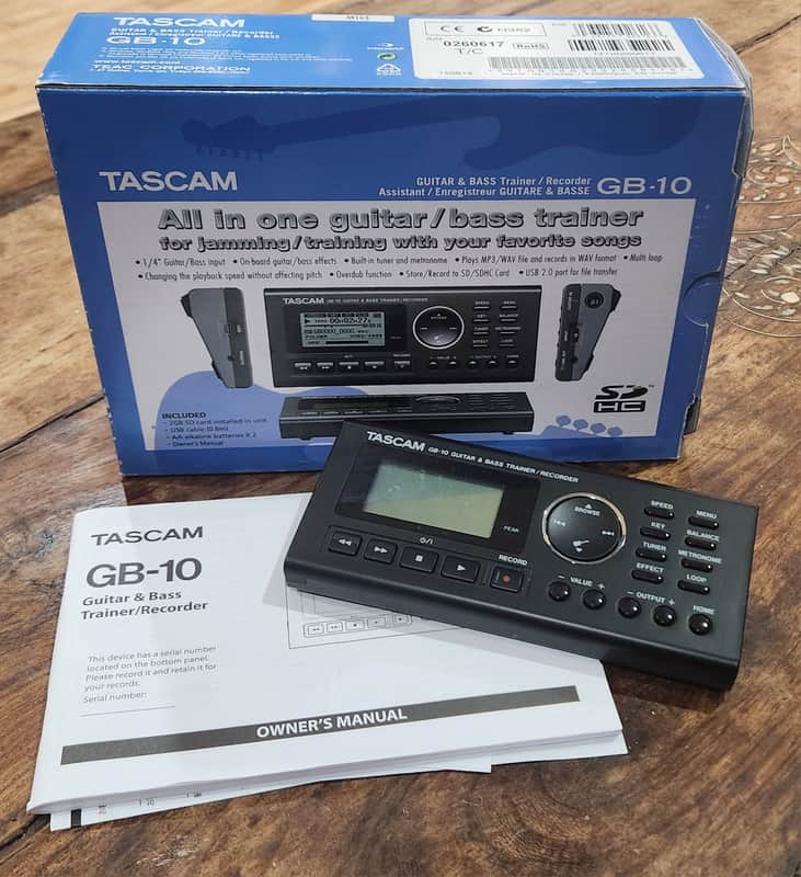 TASCAM GB-10 Guitar/Bass Trainer/Recorder image 1