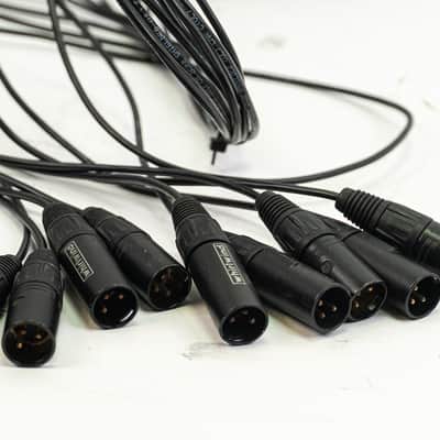 Custom XLR Patchbay – 8 In / 1 Out – Single Panel – Whirlwind Pigtails image 4