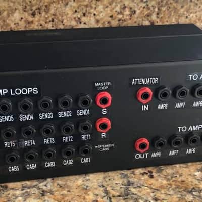 kruse 8 amp/cab switcher -- master fx + attenuator loop image 5