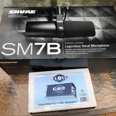 BUNDLE Shure SM7B mic + CloudLifter CL-1 ribbon microphone activator MINT Cloud Lifter CL1 SM7 image 9