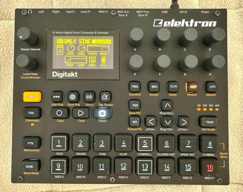 Elektron Digitakt 2010s - Black image 1