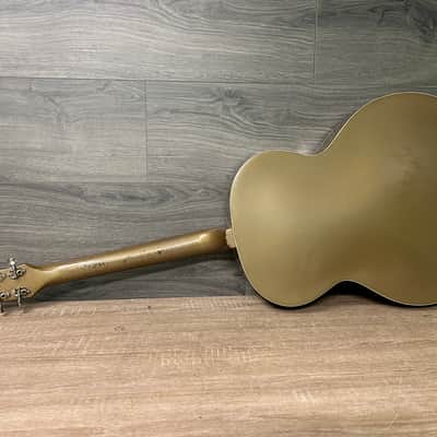 Vintage 1956 Gretsch Electromatic 6184 Corvette Electric Guitar Jaguar Tan #2641 image 15
