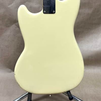 Fender Mustang Guitar with Rosewood Fretboard 1965 -Olympic White image 5