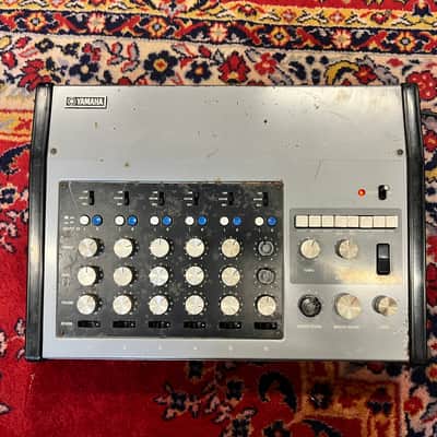 Yamaha EM 90 6 channel Powered/Line mixer with spring reverb and drum machine 1970s image 1