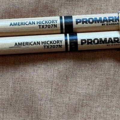 Pro-Mark American Hickory TX707N Nylon Tip Drum Sticks New in Package image 2