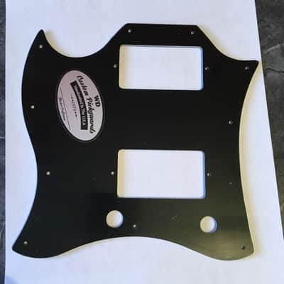 WD Gibson SG Standard Full Face Pickguard 5 ply Black/ White/Black/White/Black B/W/B/W/B 5 Ply image 5