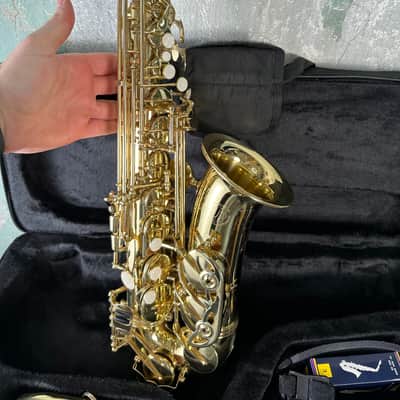 John Packer JP041 Eb Alto Saxophone with Selmer S80 C* Mouthpiece and Rovner Ligature image 2