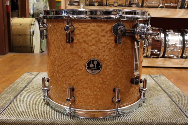 Early 2000s Sonor 12x14 Delite Tom in Birdseye Maple image 1
