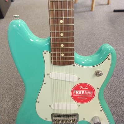 New Fender Player Duo-Sonic Electric Guitar, Pau Ferro Fingerboard - Sea Foam Green image 4