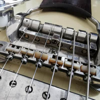 Epiphone Crestwood Custom 1964 - Polaris White ultra rare image 18