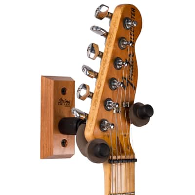 String Swing Original Style Wall Mount Classical Guitar Hanger - Cherry CC01-C image 3