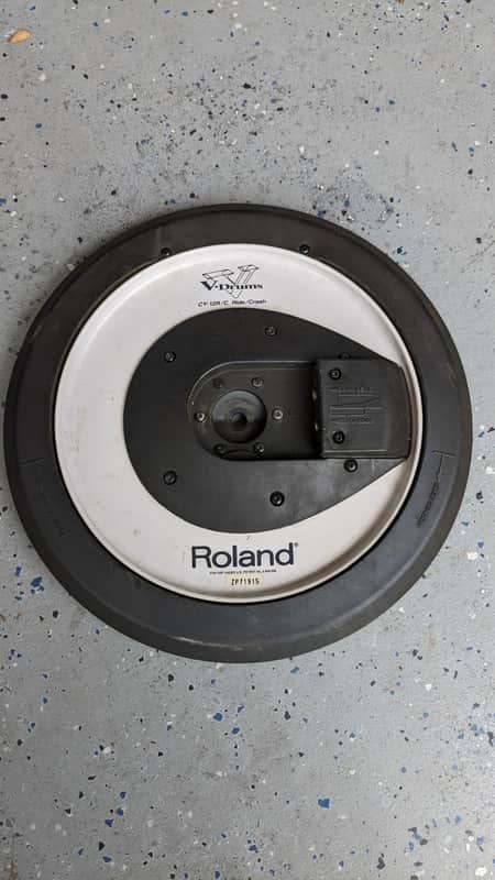 Roland CY-12 R/C V-Cymbal 12" Ride/Crash Pad e drum drums electronic - Black image 1