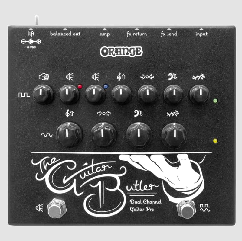 Orange Guitar Butler Dual Channel Guitar Preamp Pedal image 1