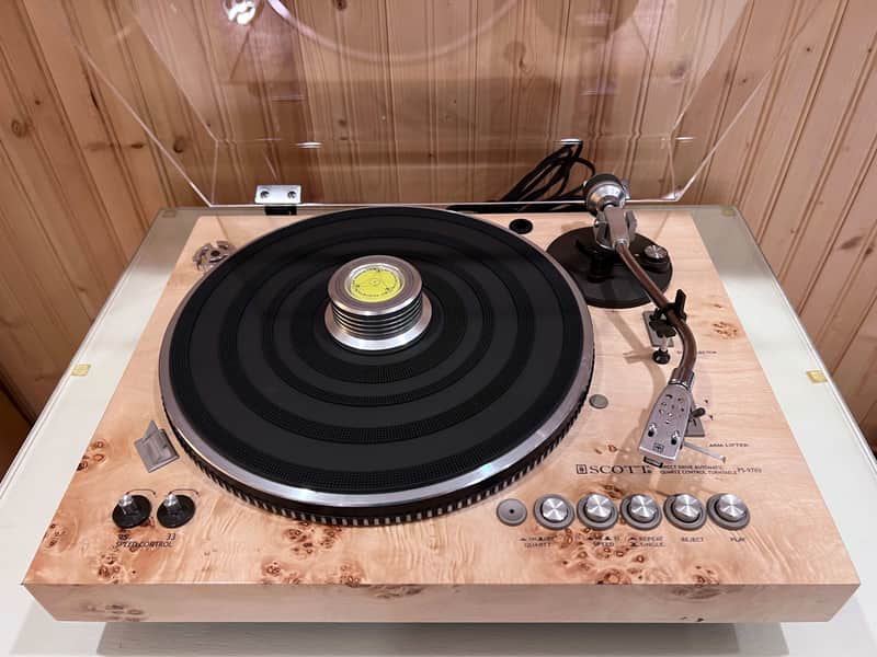 Epic H.H. Scott PS-97XV Handmade Turntable Burl Mappa Poplar Veneer GoRgEoUs Audiophile Flagship image 1