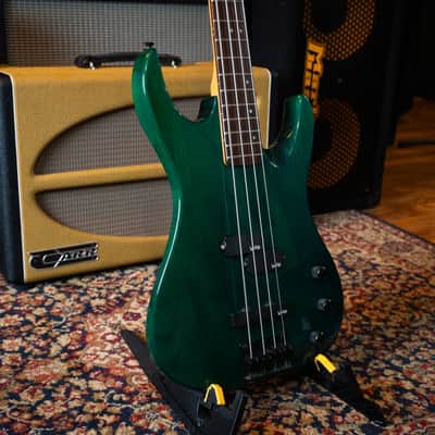 Vantage Bass PJ 330BG 1980's - Trans Green Vintage Korean made image 2