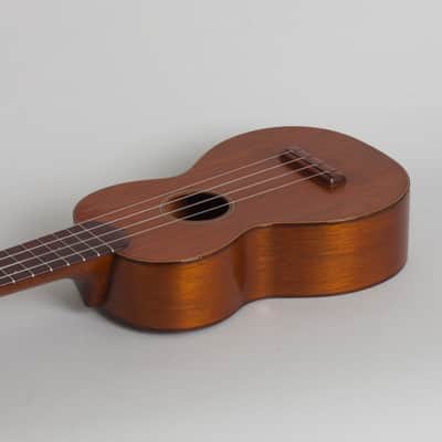 C. F. Martin Style 1 Soprano Ukulele, c. 1928, black tolex hard shell case. image 7
