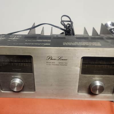 Phase Linear Model 400 Series Two II Audio Standard Power Amplifier Amp image 1