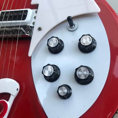 RARE 1985 Rickenbacker 360 Ruby Red …(actually a 360/12 currently strung as a 6 string) ... Original Hardcase image 9