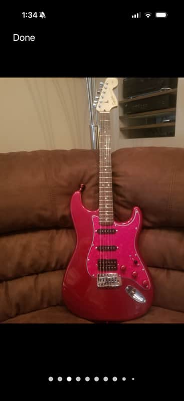 Fender Squier Classic Vibe 70's HSS  Stratocaster  W/ Major Upgrades  Candy Apple Red image 1