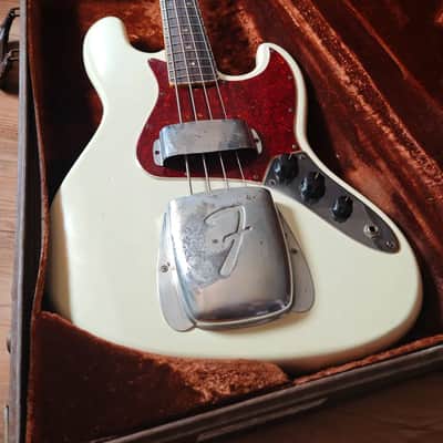 1966 Fender Jazz Bass - Olympic White image 2