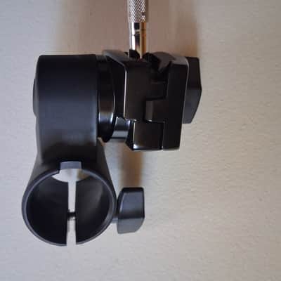 Roland MDH Snare / Tom Pad Ball Style Clamp Holder Rack L Rod Mesh Electronic Drum Set Vdrums TD17 (Heavy Duty metal & plastic) image 5