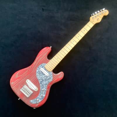 JD Guitars 2022 Couchcaster Red /Silver image 1