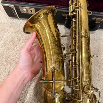 Vintage 1923 Buescher True Tone Alto Saxophone Low Pitch Elkhart-Ind. image 8