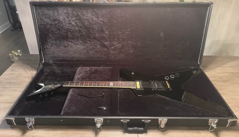2007 Dean Dimebag Shadow ML Dime Classic Black image 1