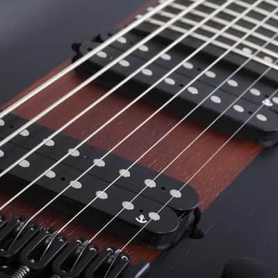 Schecter C-8 Multiscale Rob Scallon Satin Dark Roast image 9