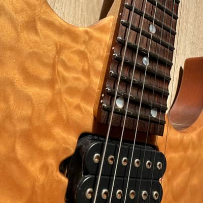 Ibanez USA Custom UCEWQM Exotic Woods 1992 - Natural image 11