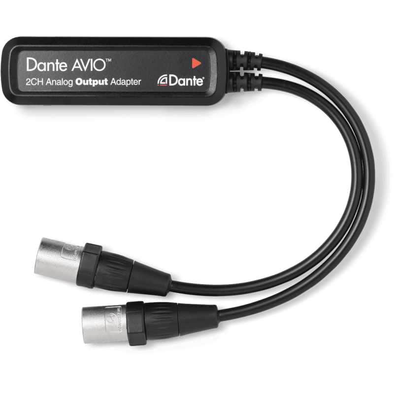 Dante ADP-DAO-AU-0X2 AVIO Adaptateur DANTE analogique 2OUT image 1