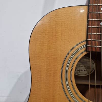 Epiphone AJ-100 - Acoustic Guitar - Natural - Excellent image 9