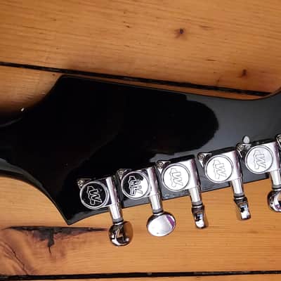 Custom Left handed black Firebird with bigsby & Tonerider alnico 2 classic humbuckers - Black image 10