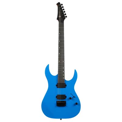 Spira S-400 MBL Electric Guitar, Satin Blue image 3