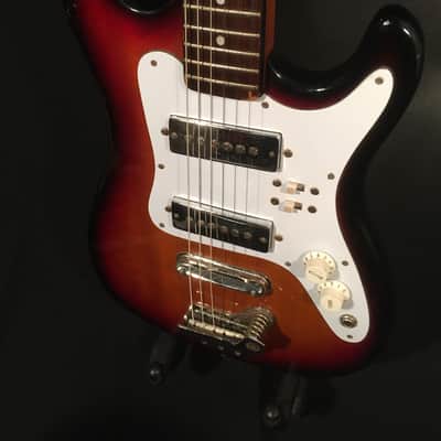 Late 1960’s vintage Satellite 65-T electric guitar, Made in Japan, good player image 1