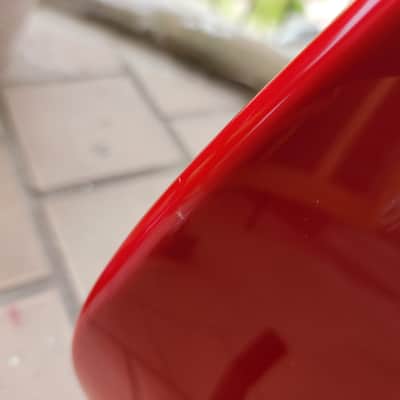 Fender Black logo Mexican stratocaster 1995 - Red image 13