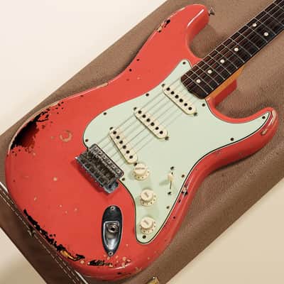 Fender Custom Shop Michael Landau 1963 Stratocaster Fiesta Red Over 3-Color Sunburst [R95825] (05/05) image 1