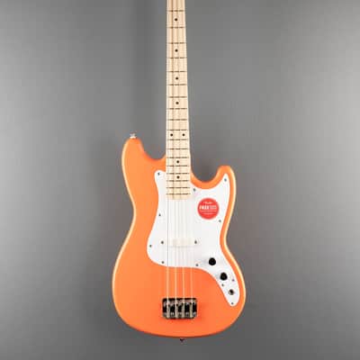 Squier Sonic Bronco Bass - Tahitian Coral w/Maple image 3