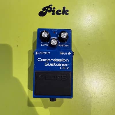 Boss CS-2 Compression Sustainer (Black Label) 1981 - 1986 - Blue image 1