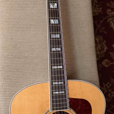 Guild USA F-512 Rosewood Jumbo 12-String Acoustic-Electric Natural 2010 w/ OHSC image 3