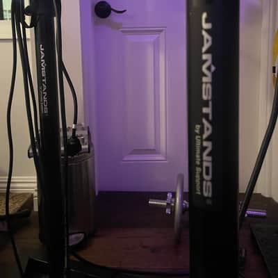 Yamaha HS80M Powered Studio Monitor (Pair) 2000s - Black + Stands (free) image 4