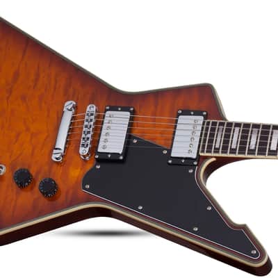 Schecter E-1 Custom Electric Guitar - Vintage Sunburst (3105) Bild 5