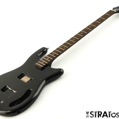 Epiphone Embassy Bass Double Cut DC BODY + NECK, Mahogany Graphite Black image 1