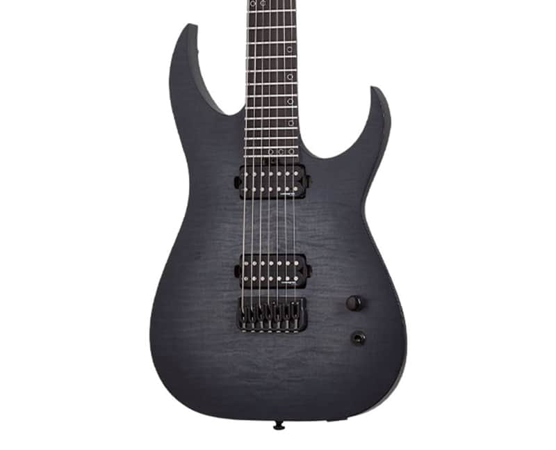 Schecter KM-7 MK-III Legacy 7-String Guitar - Transparent Black Burst - Open Box image 1