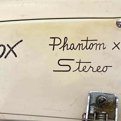 Vox Phantom XII V246 1965 - White RARE Made in Italy image 7