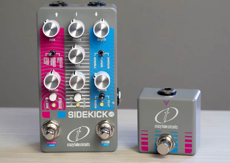 Crazy Tube Circuits Sidekick JR with XT Footswitch - Modulation, Delay, Reverb - Demo Unit! image 1