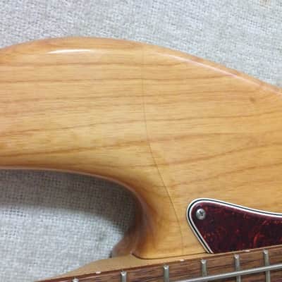 2007 Left Handed Lefty Fender Special Edition Deluxe Jazz Bass Natural Ash image 10