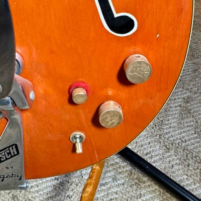 Gretsch 6120 Chet Atkins Hollow Body 1963 - Orange image 8