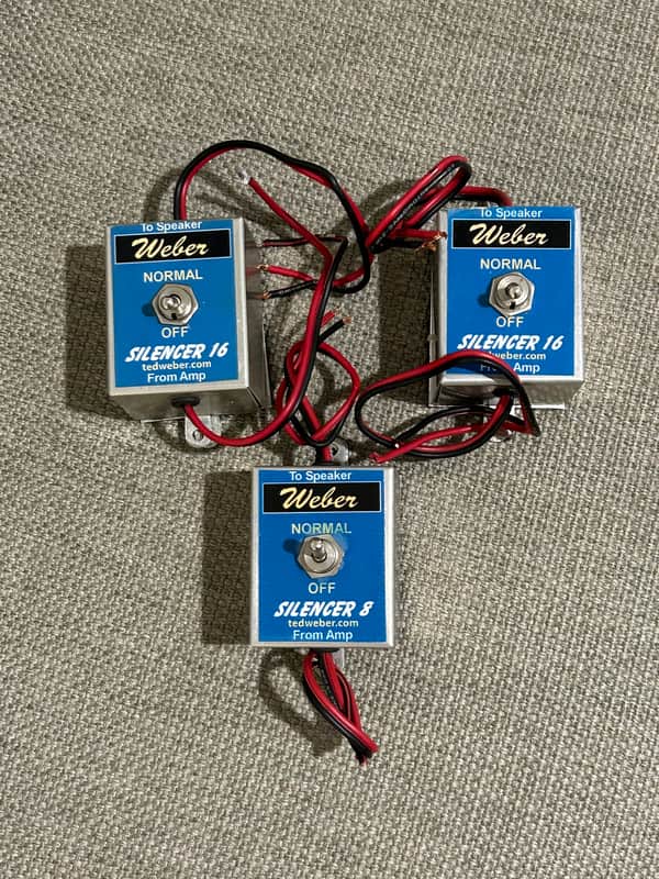 3 Weber Speakers Silencer speaker dummy load devices 16 ohm and 8 ohm image 1